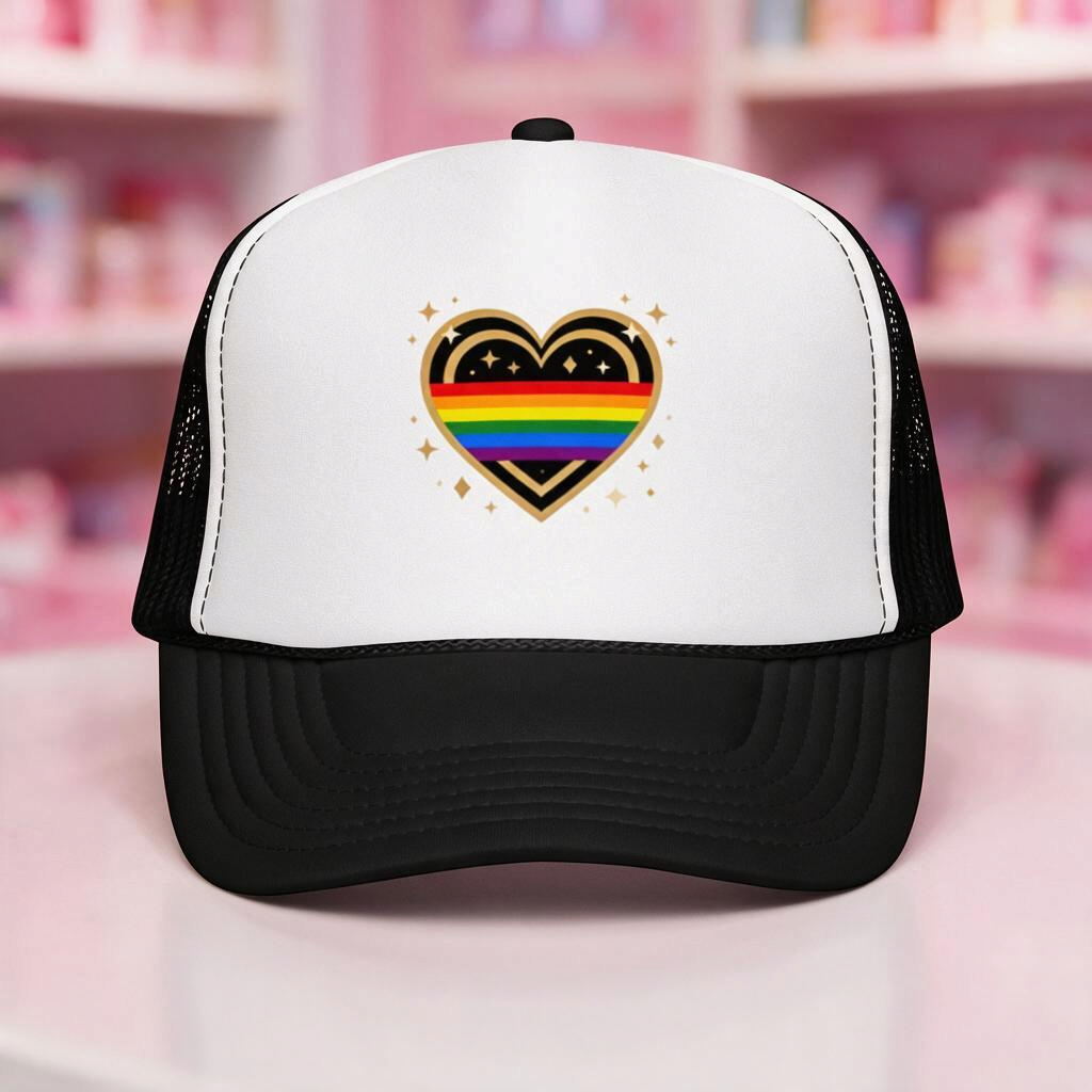 Proud Every Day Glam Heart Foam Hat - Unisex