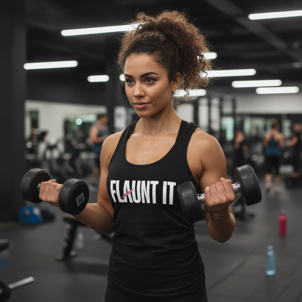 Flaunt It - Premium Unisex Tank Top (Black)