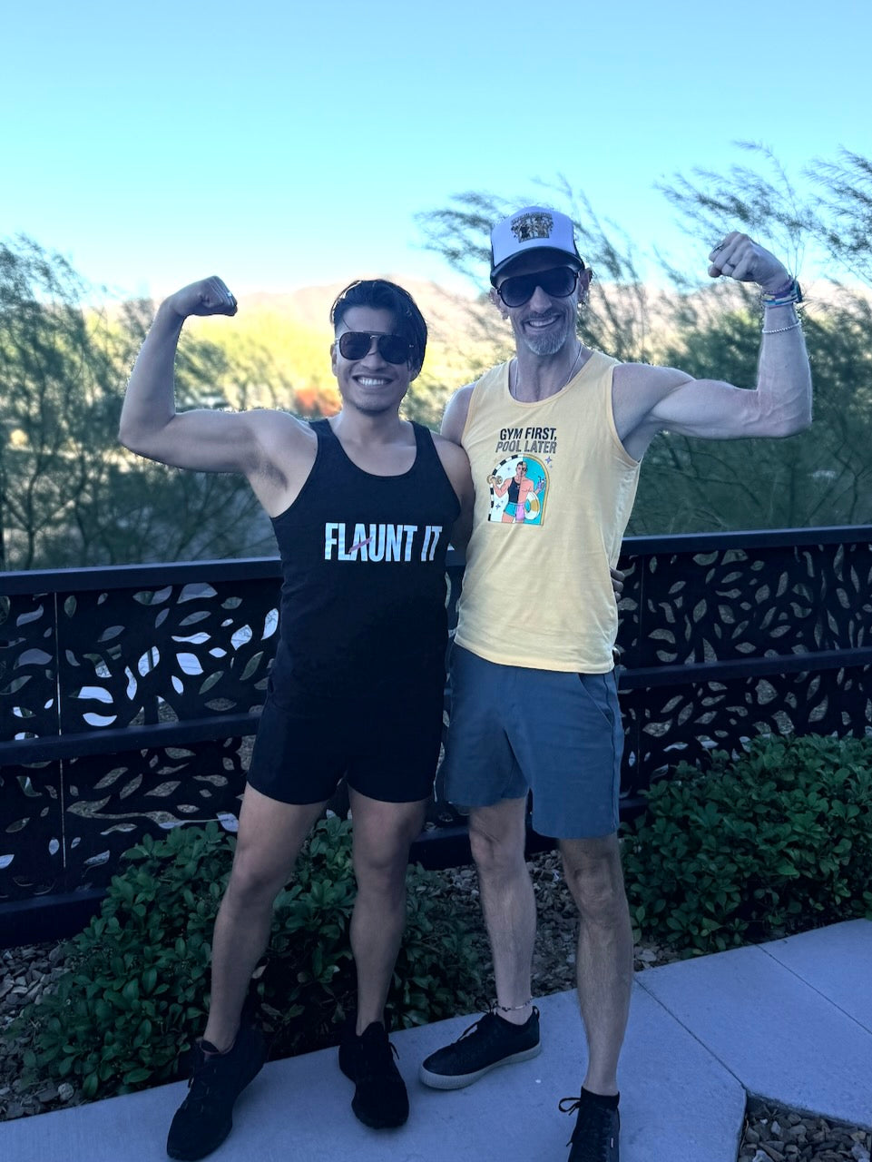 Flaunt It - Premium Unisex Tank Top (Black)