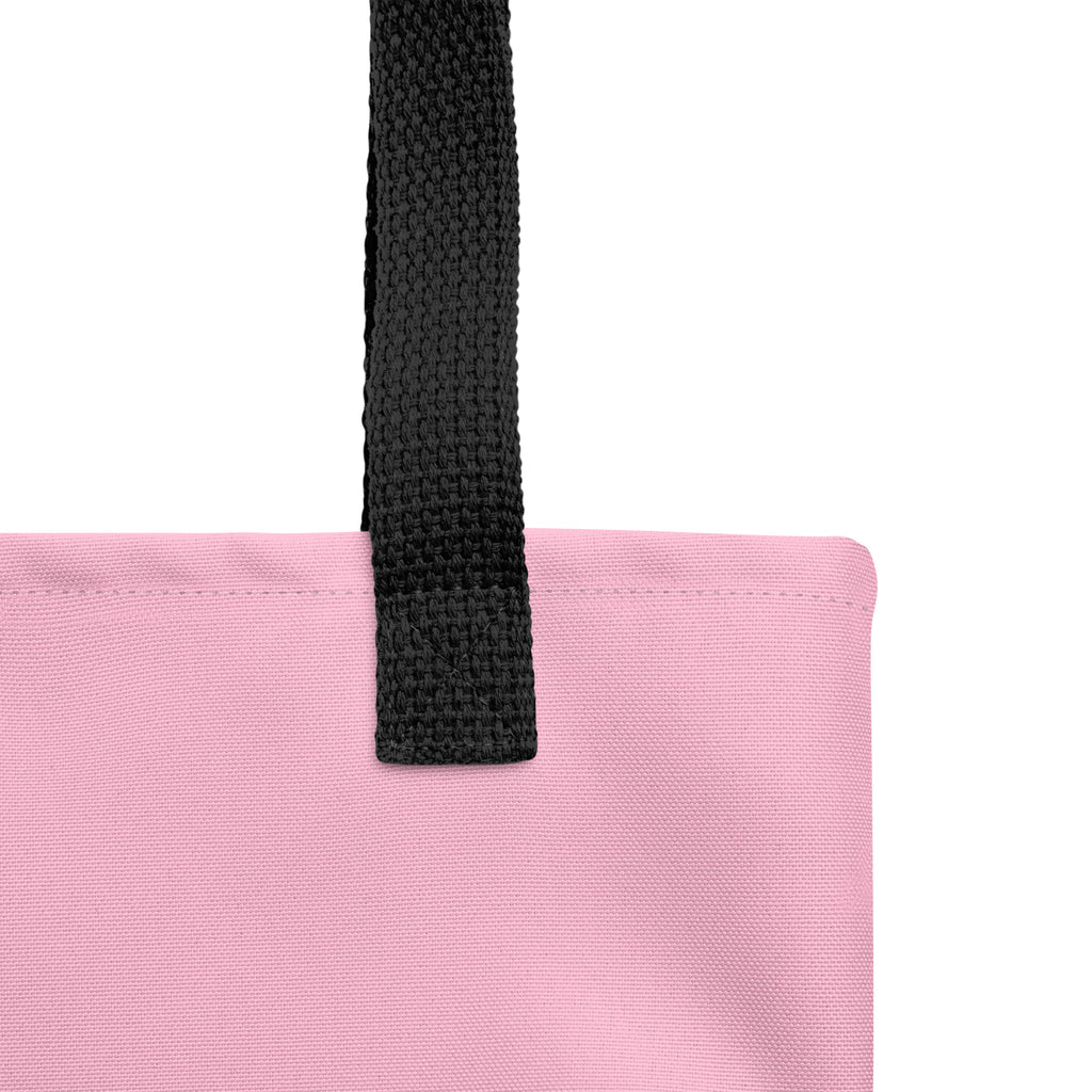 Flaunt It Logo Tote Bag — Pink