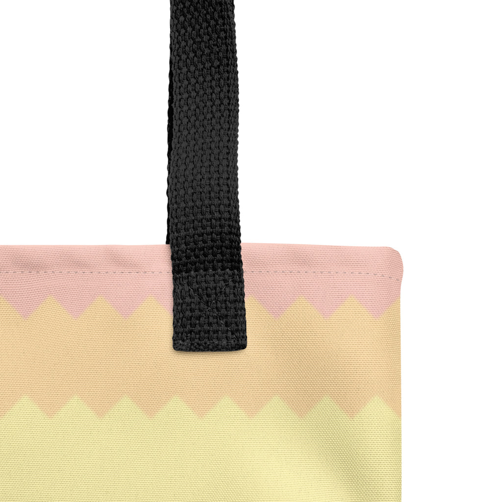 Flaunt It Logo Tote Bag — Pastel Rainbow