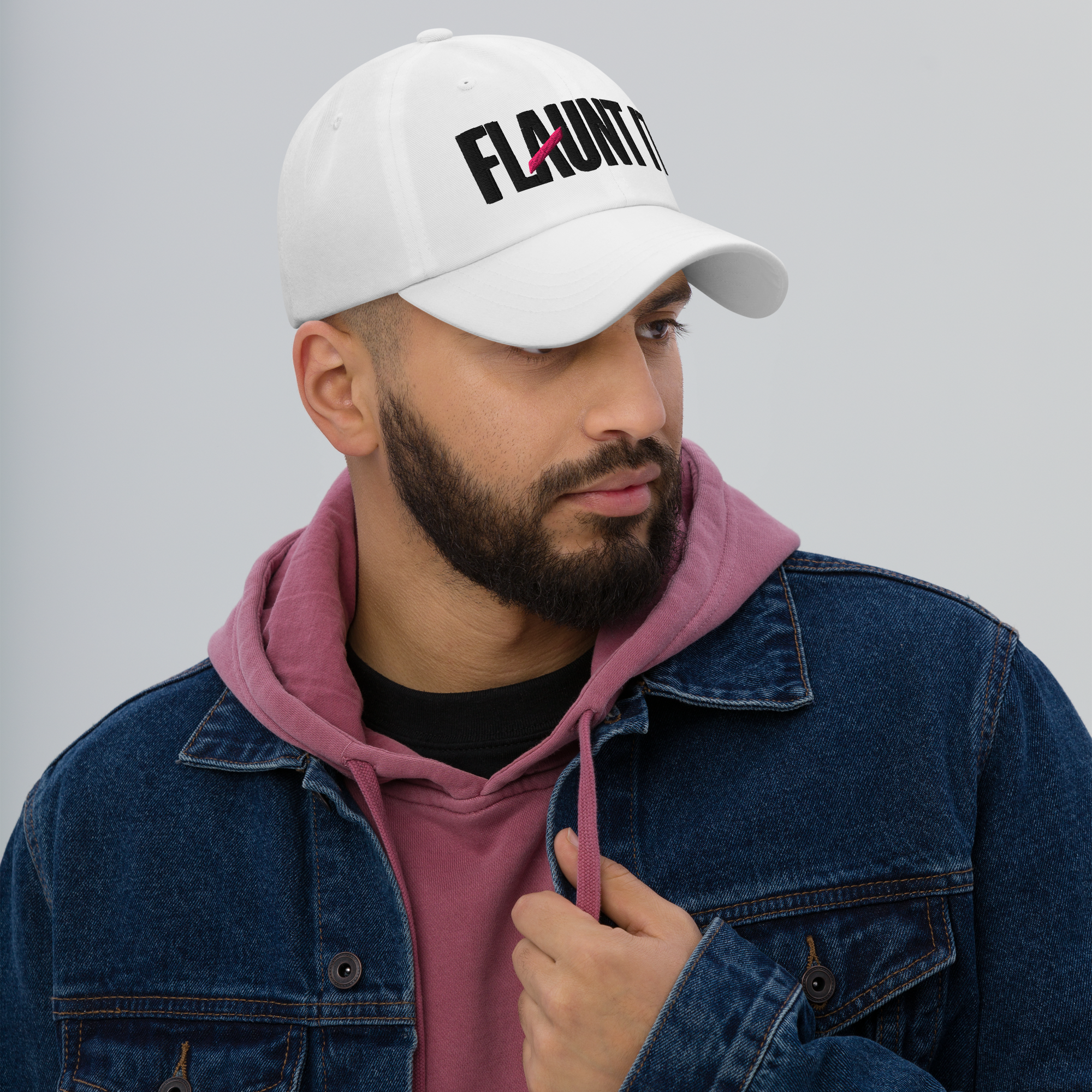 Flaunt It Logo Hat — Embroidered