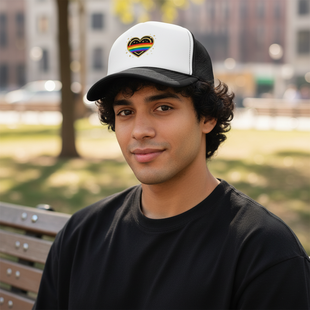 Proud Every Day Glam Heart Foam Hat - Unisex