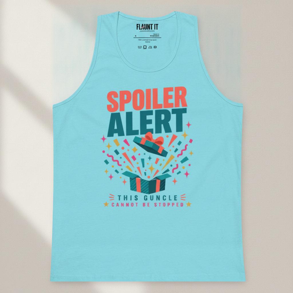 Spoiler Alert Guncle - Premium Unisex Tank Top