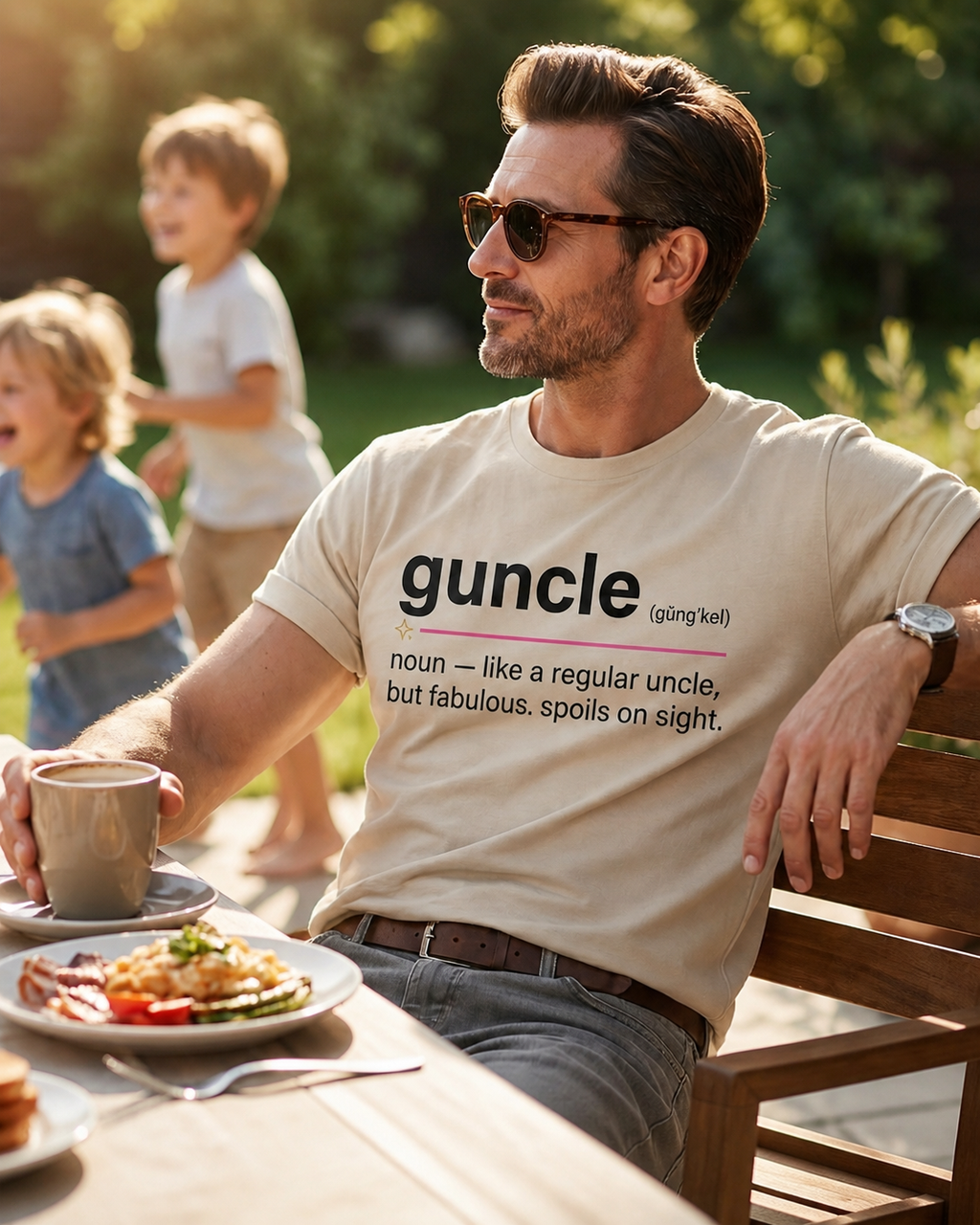 Guncle Definition - Premium Tee - Unisex
