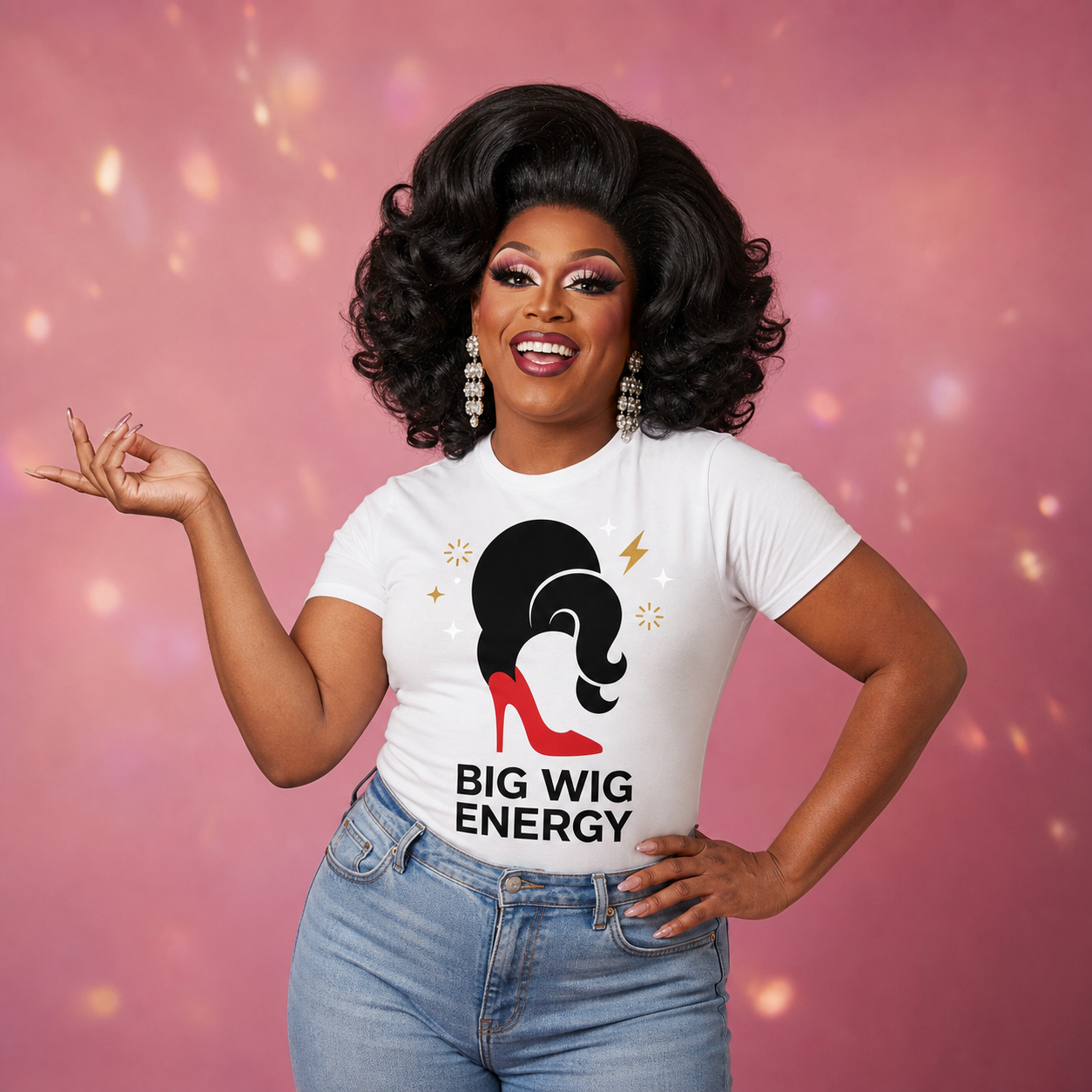 Big Wig Energy Tee (White)