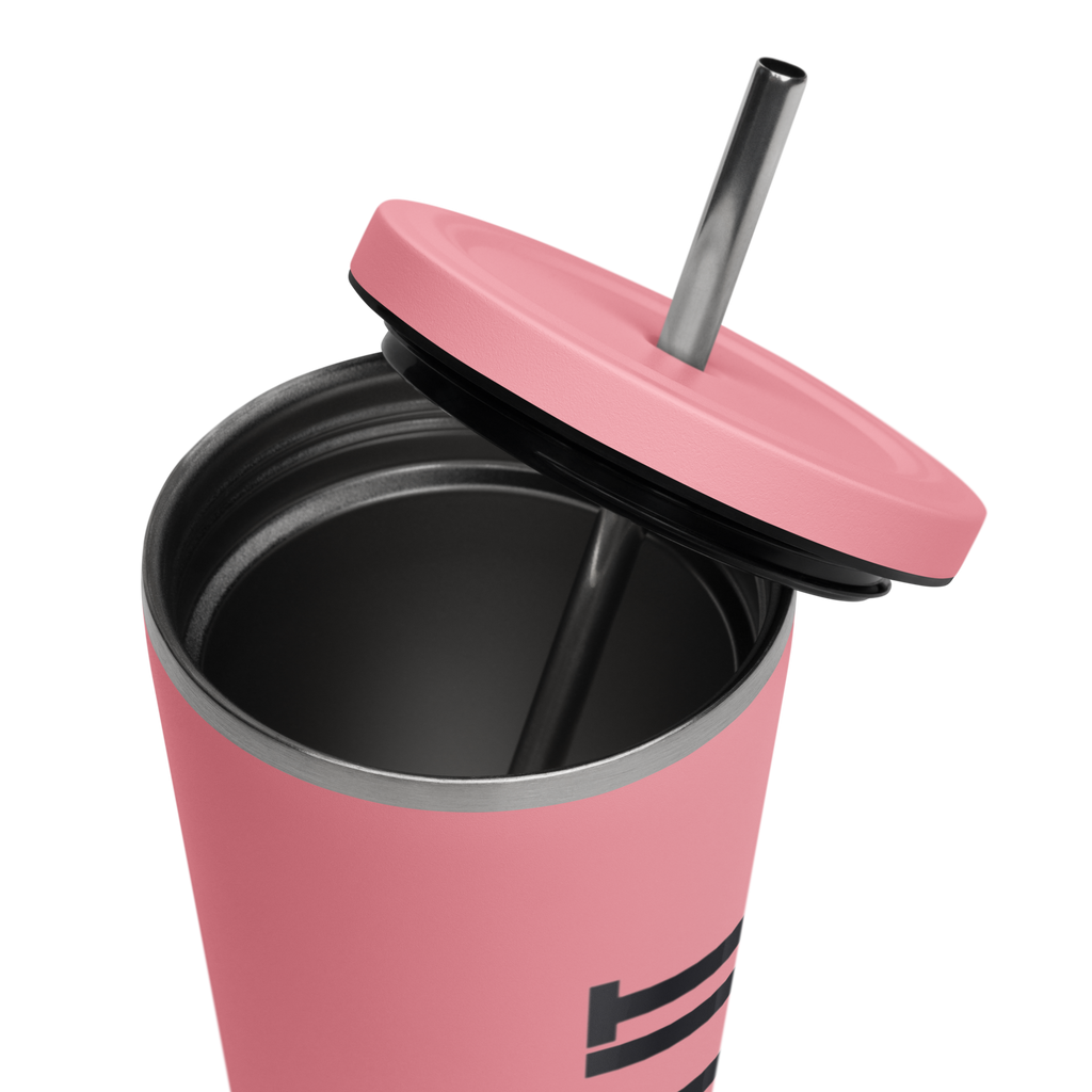Flaunt It Premium Insulated Tumbler with Straw