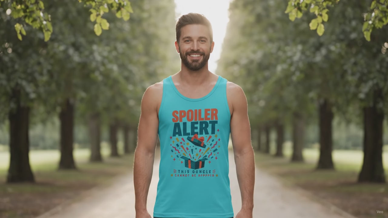 Spoiler Alert Guncle - Premium Unisex Tank Top