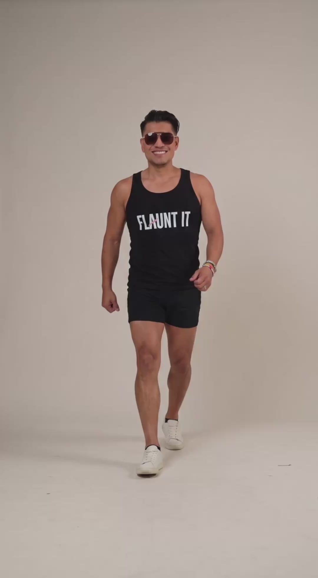 Flaunt It - Premium Unisex Tank Top (Black)