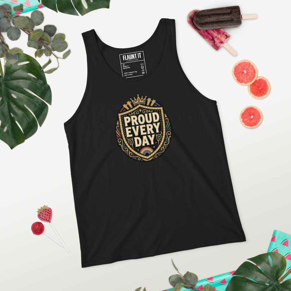 Proud Every Day Cabaret Crest Tank