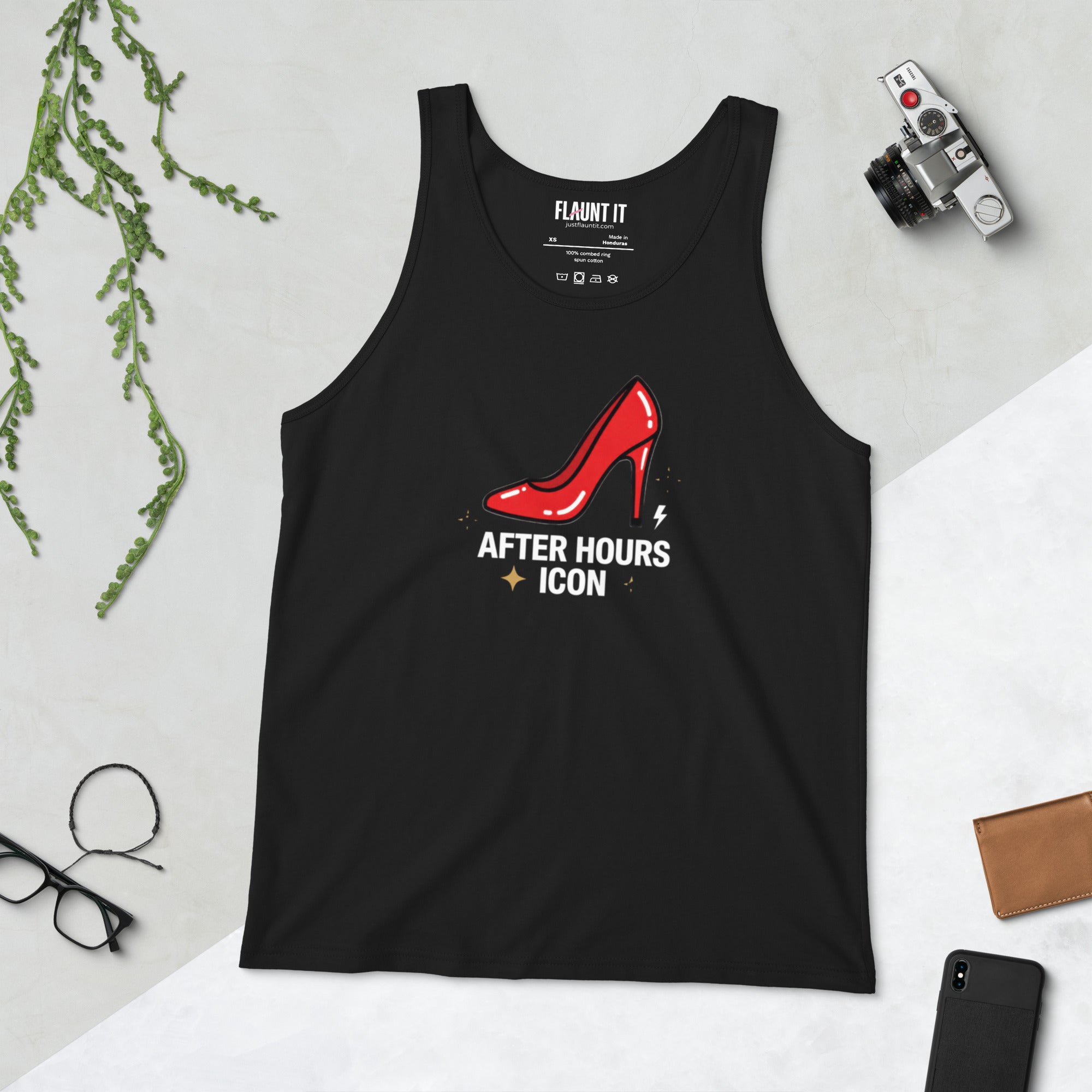 After Hours Icon Red Heel Tank