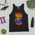Pride All Year WeHo Pride Palm Unisex Tank Top