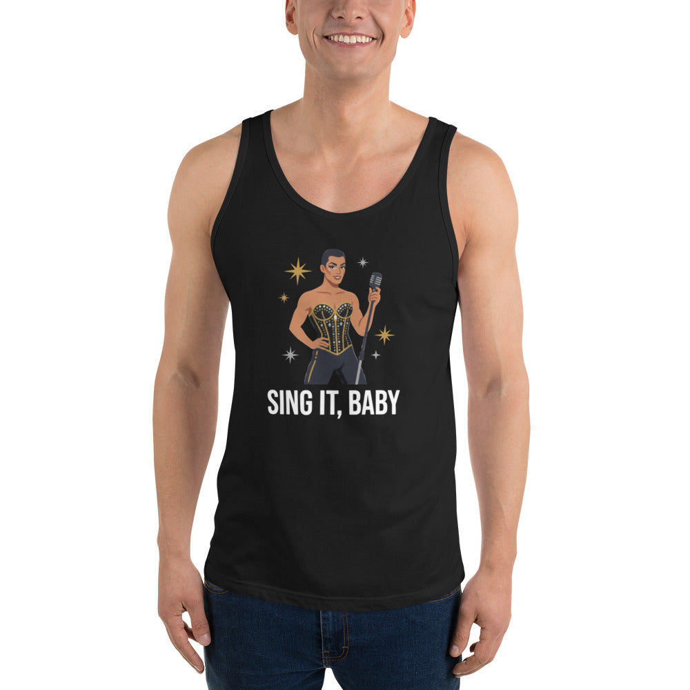 Sing It, Baby Unisex Tank