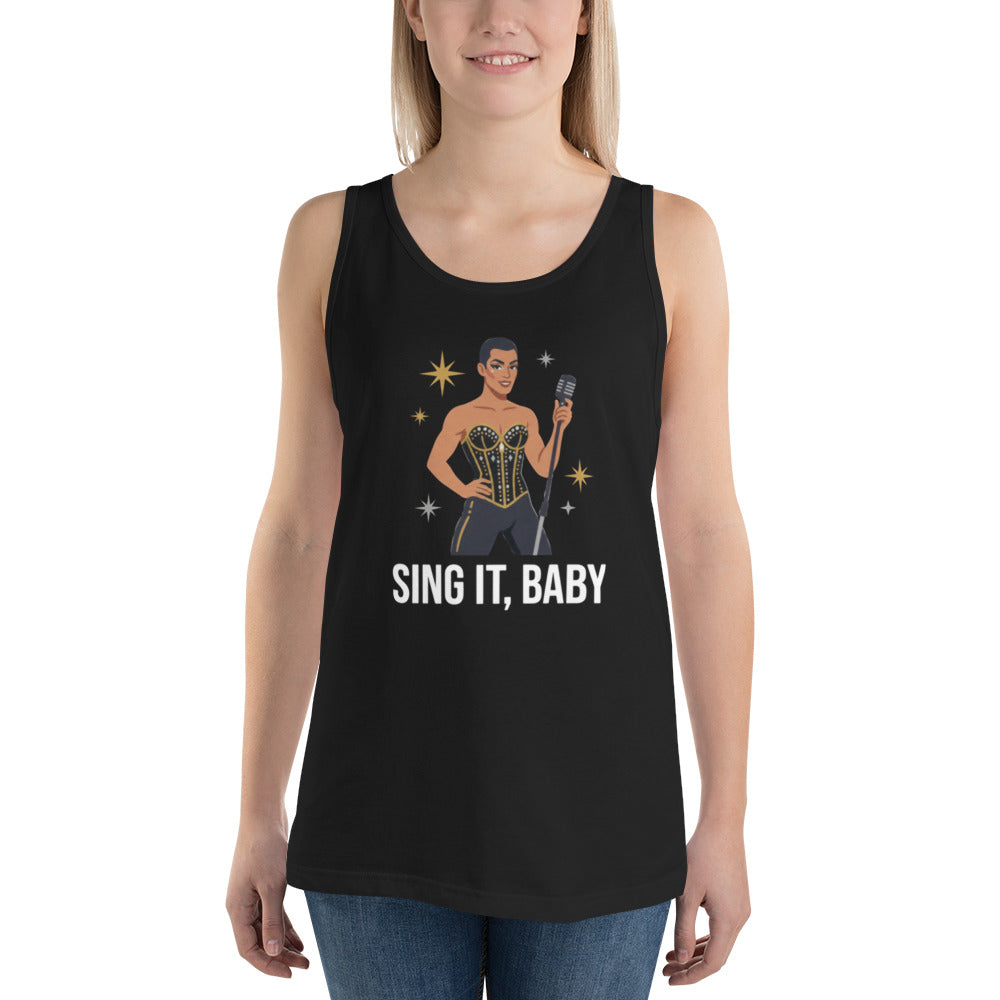 Sing It, Baby Unisex Tank