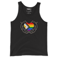 Progress Pride Heart in Hands Tank — Graphic Tank Top
