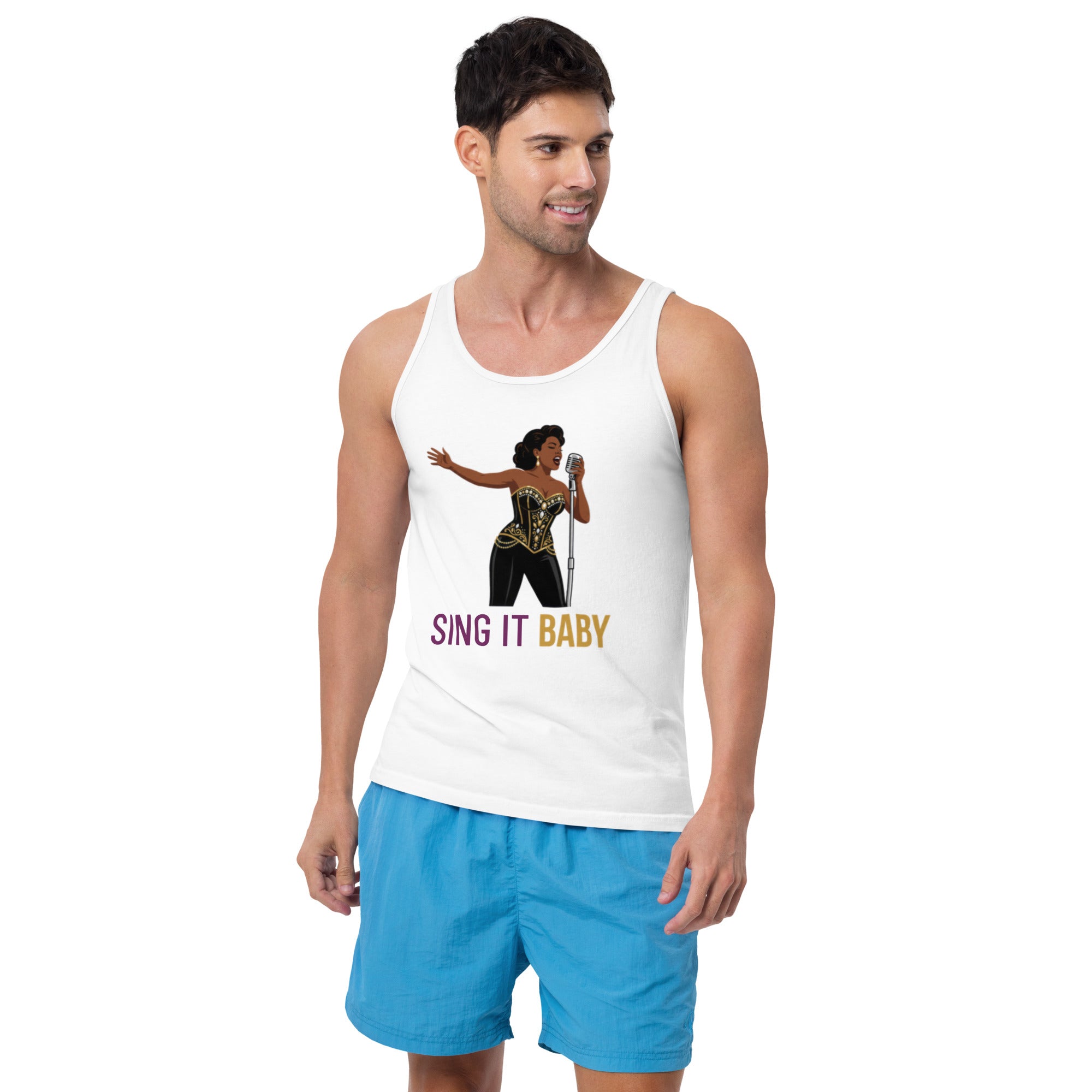 Sing It, Baby - Femme performer - Unisex Tank